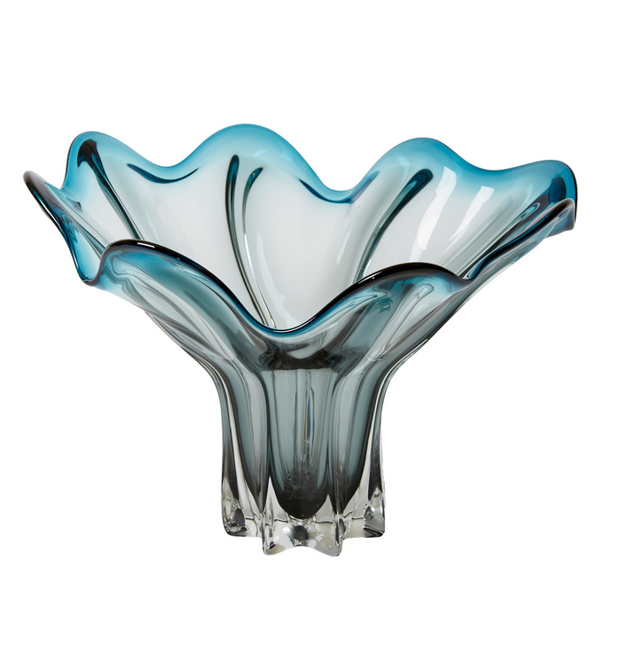 30cm Amber Renee Glass Vase — view 3
