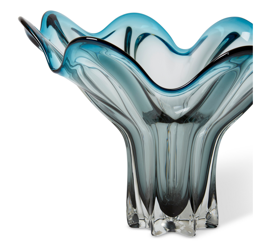 30cm Amber Renee Glass Vase — view 4